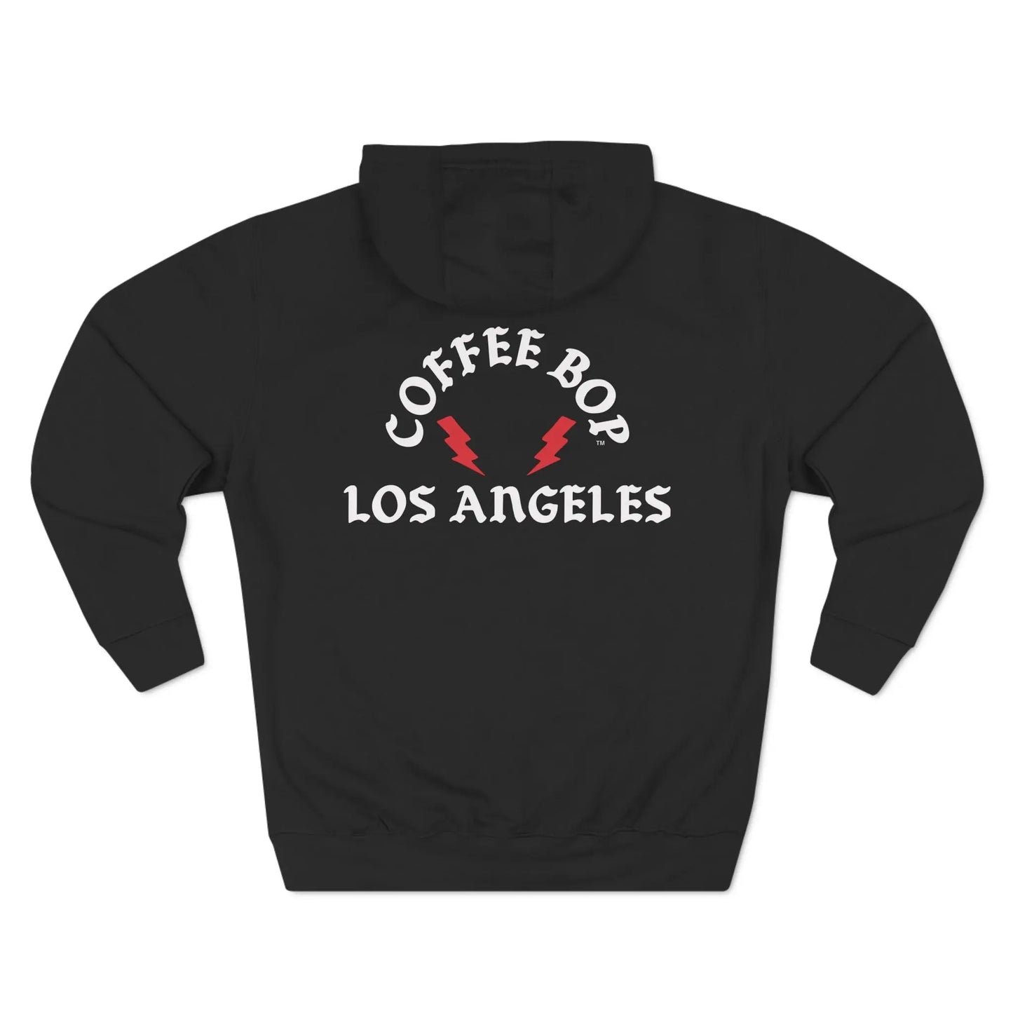 Coffee Bop™ Lightning Bolt Hoodie – Soft Fleece, Relaxed Fit, Streetwear Edge